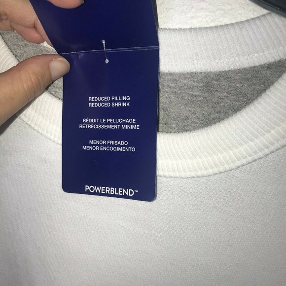 COPY - Champion Men's Powerblend Fleece Crew Logo - Picture 9 of 12